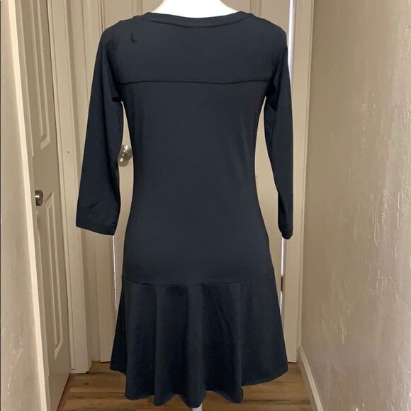 Lolë 3/4 Sleeve Shirt Dress Sz XS - Picture 6 of 9